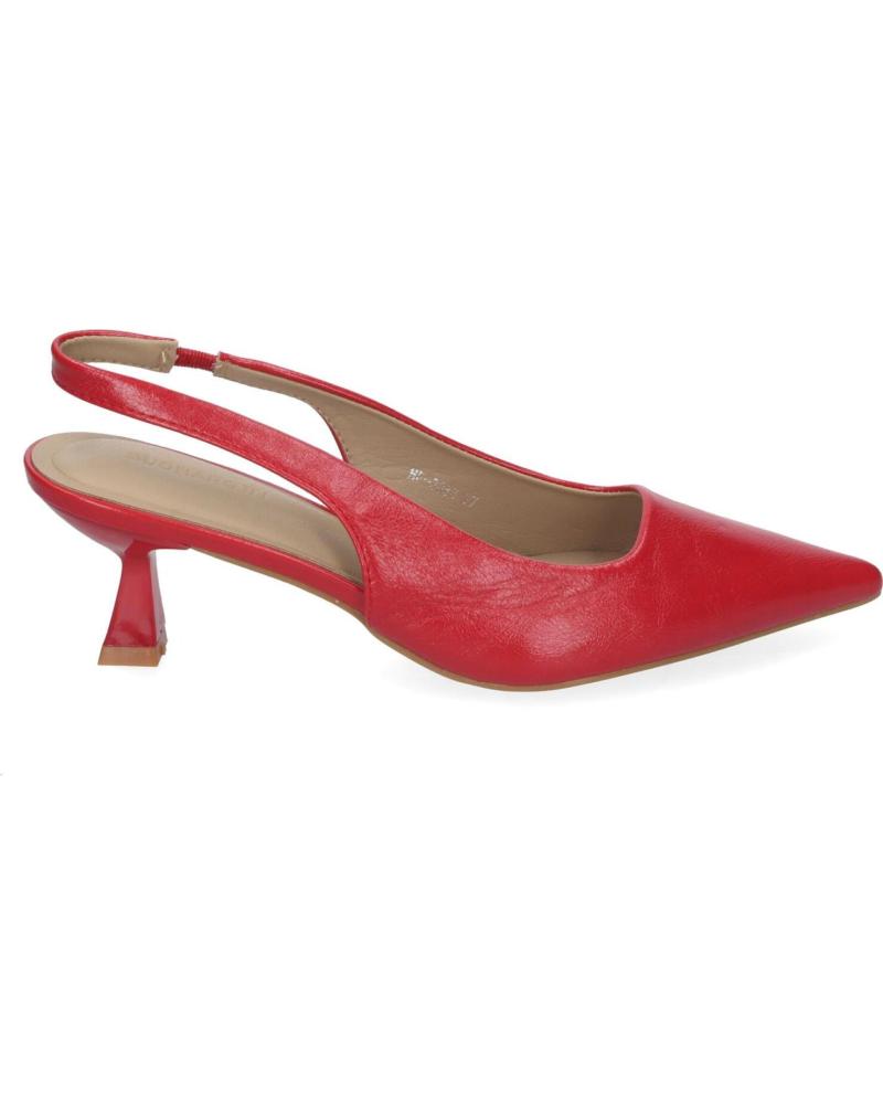 Sandalias LETS SECRET  de Mujer MULES S PARA MUJER ZAPATO PARA MUJER ESTILO SALON CON TA  ROJO