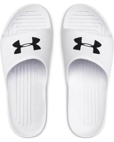 UNDER ARMOUR - CHANCLAS BLANCAS PARA HOMBRE - CORE PTH BLANCO