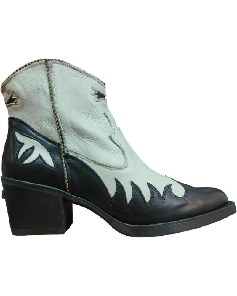 Stiefel NEMONIC  für Damen ATLANTA 2353 NEGRO-HIELO  BLANCO