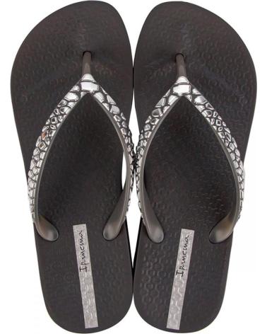 Woman Flip flops IPANEMA 83471-AR631 MESH IX PLAT FEM  GREY-SILVER