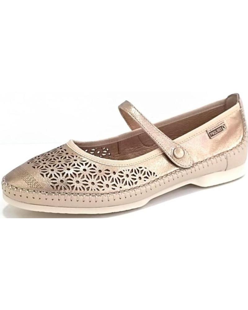 Scarpe PIKOLINOS  per Donna ZAPATO CASUAL DE PIEL CON SUELA DE GOMA  CHAMPAN