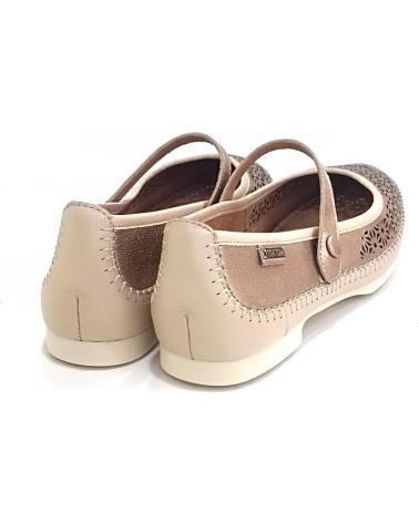 Scarpe PIKOLINOS  per Donna ZAPATO CASUAL DE PIEL CON SUELA DE GOMA  CHAMPAN