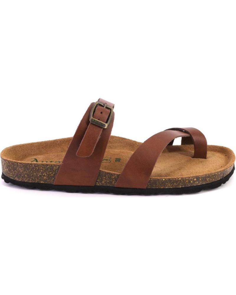 Sandales AUTENTI  pour Femme 3572 ZUECOS O MULES DE MUJER PIEL  CUERO