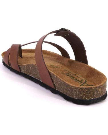 Sandales AUTENTI  pour Femme 3572 ZUECOS O MULES DE MUJER PIEL  CUERO