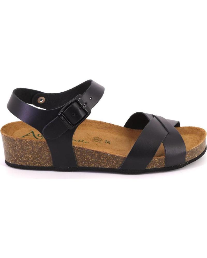 Sandali AUTENTI  per Donna 7656 SANDALIAS DE MUJER PIEL  NEGRO