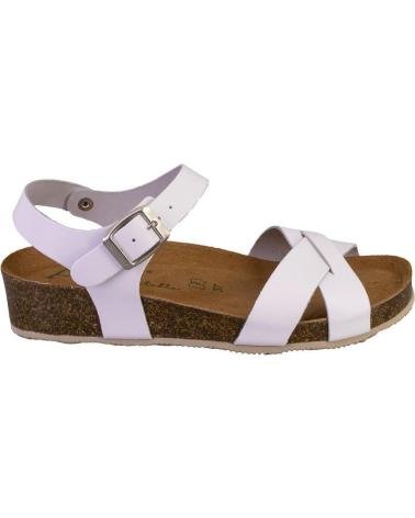 Sandalias AUTENTI  de Mujer 7656 SANDALIAS DE MUJER PIEL  BLANCO