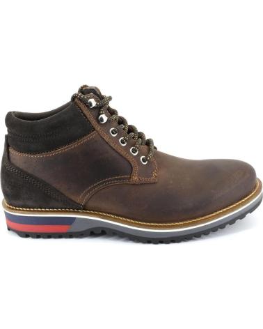 Botines   de Hombre ALEX BM4746 BOTAS DE HOMBRE DE LAZOS PIEL  MARRON