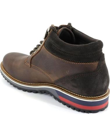 Botines   de Hombre ALEX BM4746 BOTAS DE HOMBRE DE LAZOS PIEL  MARRON