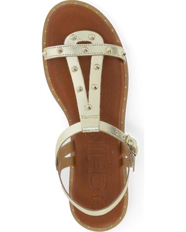 Sandales CHIKA10  pour Femme ALGARROBA 02  PLATINO-LG GOLD
