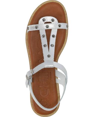 Sandales CHIKA10  pour Femme ALGARROBA 02  PLATA-METAL-METAL-SILVER