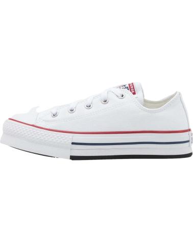 Sportivo CONVERSE  per Donna e Bambina e Bambino 272858C CHUCK TAYLOR ALL STAR CANVAS PLATFORM WHITE-GARNET-NAVY  BLANCO