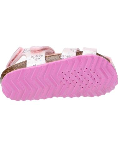Sandalen für Mädchen GEOX B252RA 000NF B CHALKI C0808 LT PINK-FUCHSIA