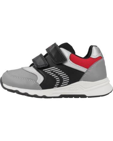 girl and boy Trainers GEOX ZAPATILLAS NINO MODELO B PYRIP BOY COLOR GRIS C0051
