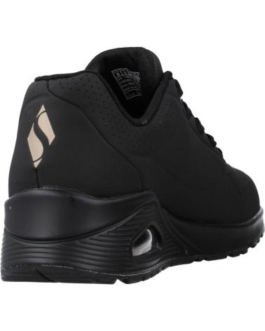 SKECHERS ZAPATILLAS MUJER MODELO UNO -STAND ON AIR COLOR NEGRO BBK