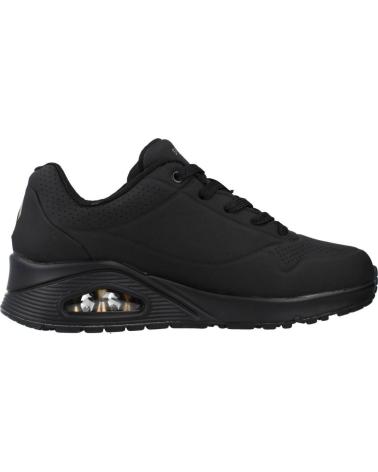 SKECHERS ZAPATILLAS MUJER MODELO UNO -STAND ON AIR COLOR NEGRO BBK