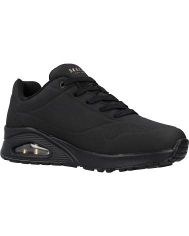 SKECHERS ZAPATILLAS MUJER MODELO UNO -STAND ON AIR COLOR NEGRO BBK
