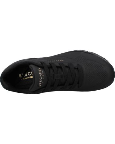 SKECHERS ZAPATILLAS MUJER MODELO UNO -STAND ON AIR COLOR NEGRO BBK