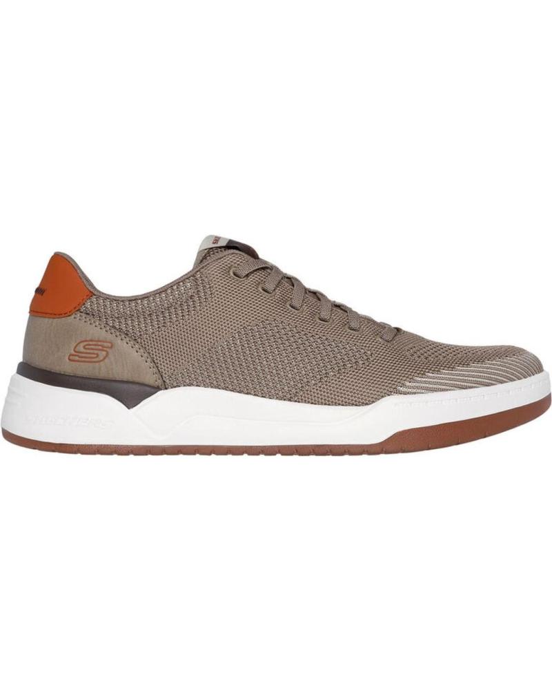 SKECHERS 210793 ZAPATILLAS CASUAL DE HOMBRE TAUPE