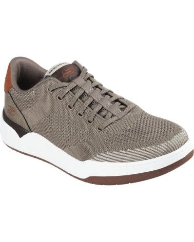 SKECHERS 210793 ZAPATILLAS CASUAL DE HOMBRE TAUPE