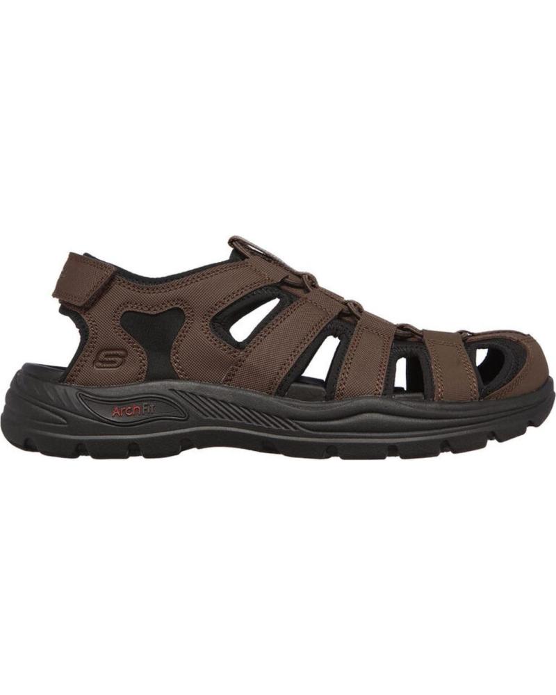 Sandalias De Hombre SKECHERS SANDALIAS ARCH FIT MOTLET SD V MARRoN