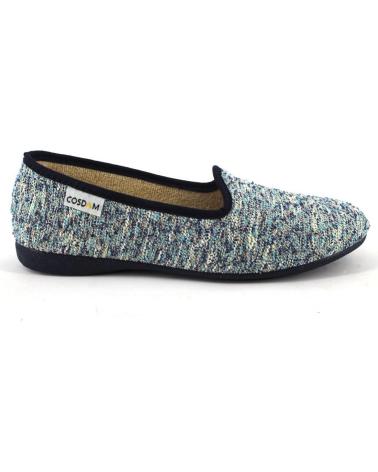 Pantufas COSDAM  de Mulher 524 ZAPATILLAS DE CASA CERRADA DE MUJER  AZUL MARINO