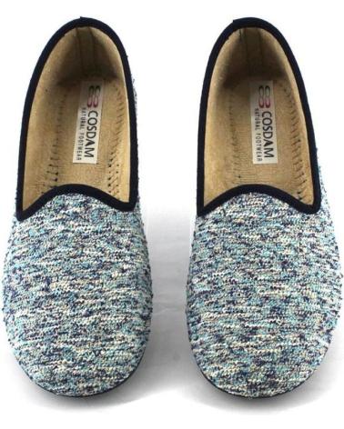 Pantufas COSDAM  de Mulher 524 ZAPATILLAS DE CASA CERRADA DE MUJER  AZUL MARINO