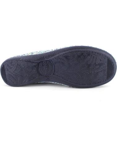 Pantufas COSDAM  de Mulher 524 ZAPATILLAS DE CASA CERRADA DE MUJER  AZUL MARINO