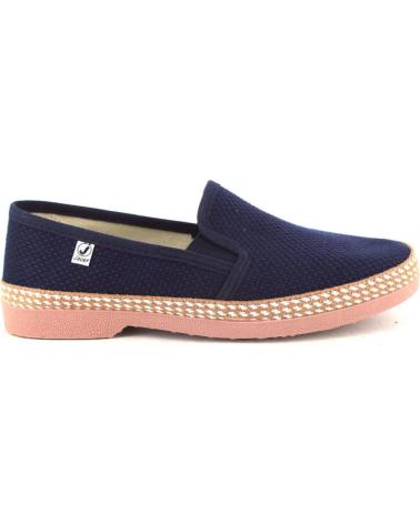 Zapatos JAVER  de Hombre 501 LONAS DE HOMBRE  AZUL MARINO