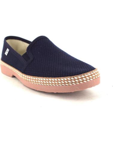 Zapatos JAVER  de Hombre 501 LONAS DE HOMBRE  AZUL MARINO