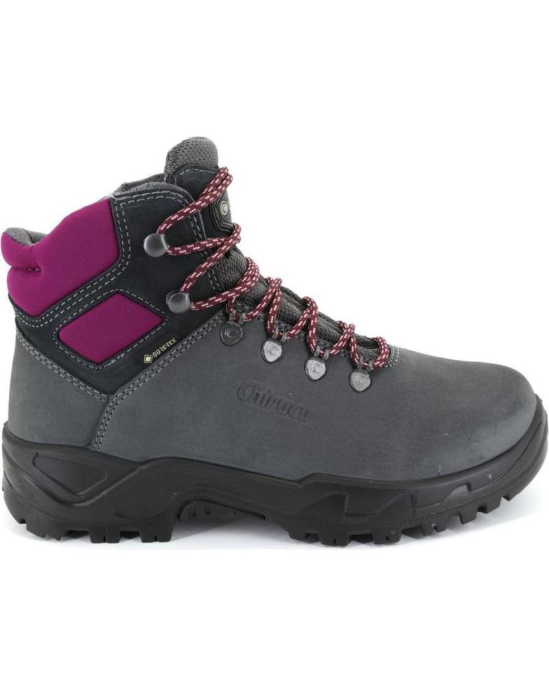 Botas CHIRUCA  de Mujer ARALAR TREKKING DE MUJER GORETEX  GRIS Y FUCSIA