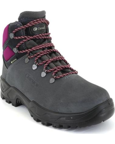 Botas CHIRUCA  de Mujer ARALAR TREKKING DE MUJER GORETEX  GRIS Y FUCSIA