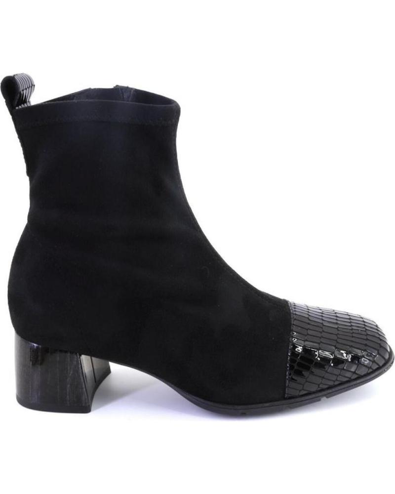 Botines DCHICAS  de Mujer 4680 BOTINES DE MUJER CON CREMALLERA  NEGRO