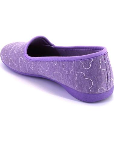 Pantufas COSDAM  de Mulher 558 ZAPATILLAS DE CASA CERRADA DE MUJER  MALVA