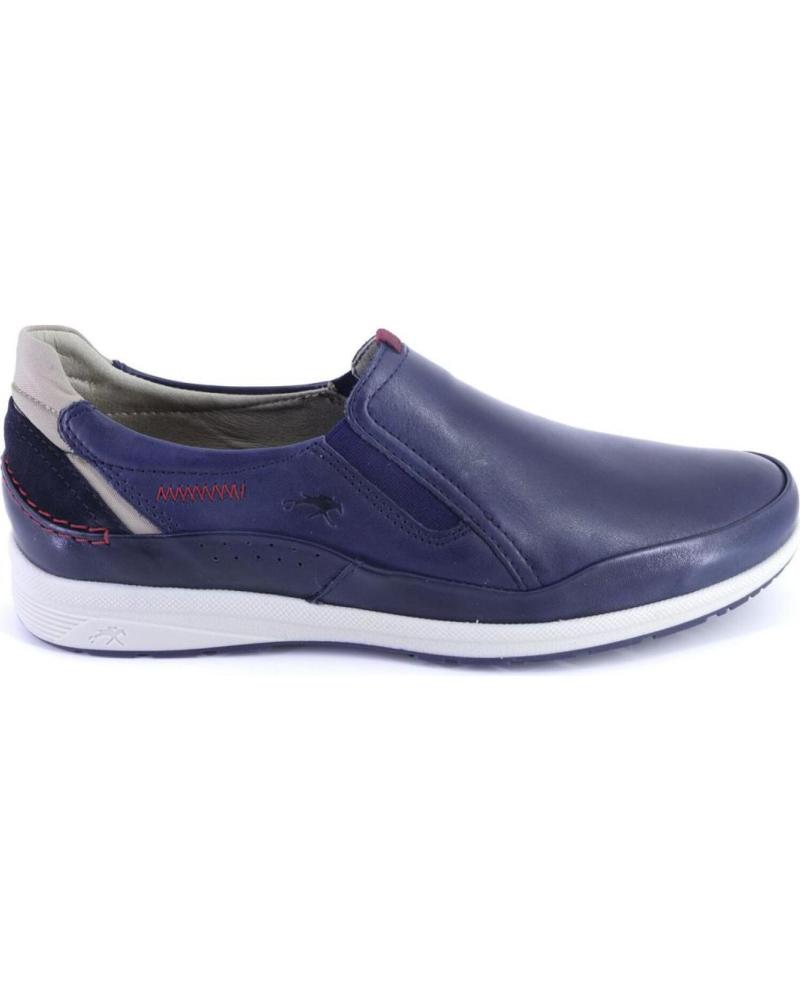 Man shoes FLUCHOS F1735 MOCASINES DE HOMBRE PIEL  AZUL MARINO