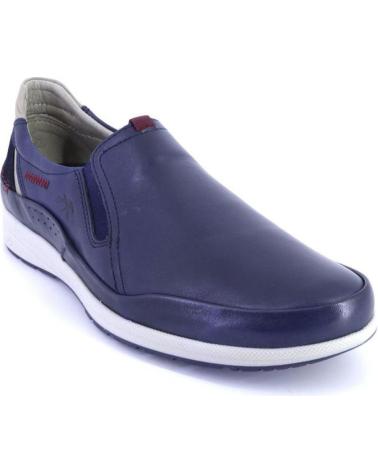 Man shoes FLUCHOS F1735 MOCASINES DE HOMBRE PIEL  AZUL MARINO