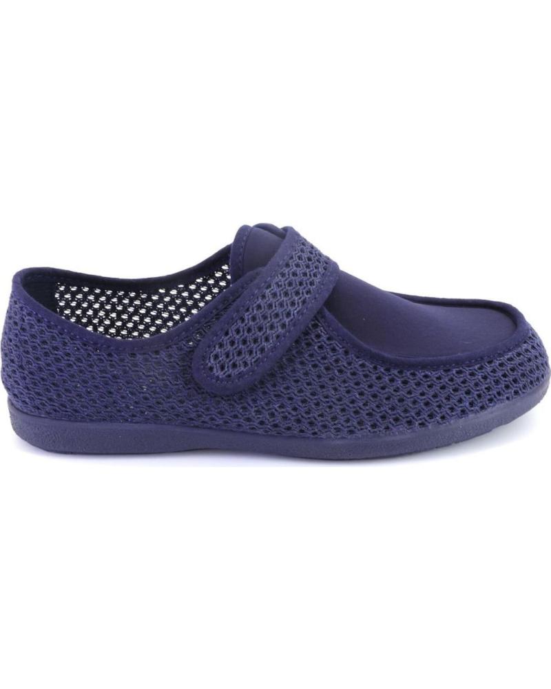 Zapatos GARZON  de Hombre 6870 105 LONAS DE HOMBRE CON VELCRO  AZUL MARINO