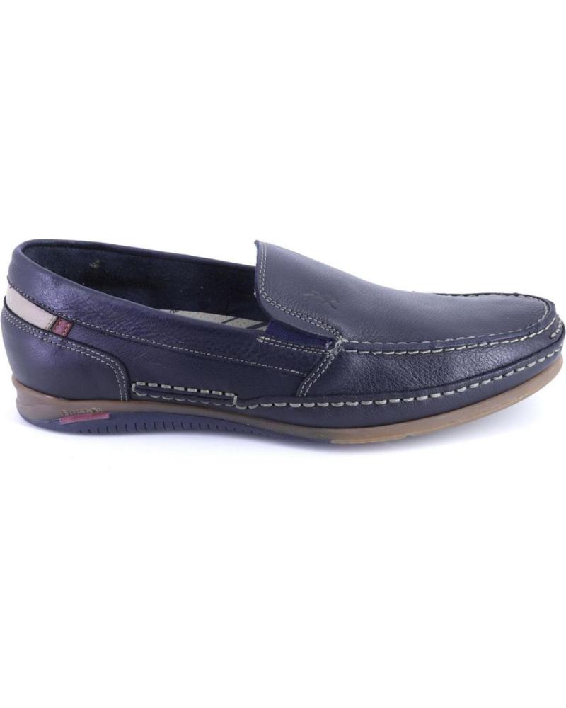 Zapatos FLUCHOS  de Hombre 8352 MOCASINES DE HOMBRE PIEL  AZUL MARINO