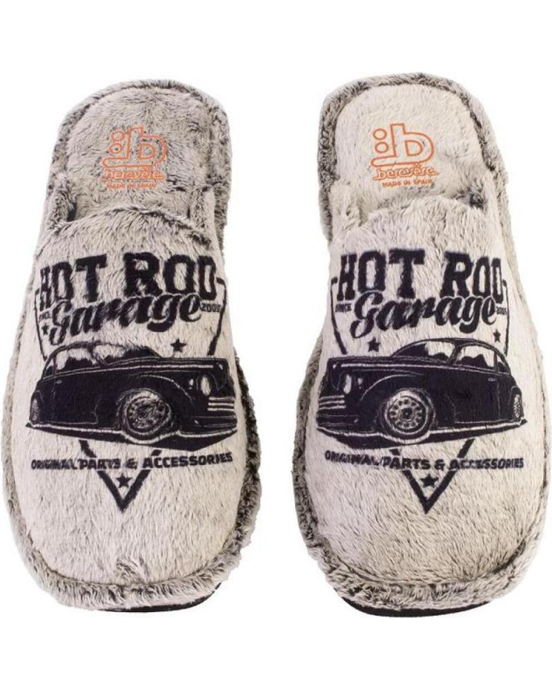 Pantofole BEREVERE  per Uomo 3706 ZAPATILLAS DE CASA DE HOMBRE  GRIS