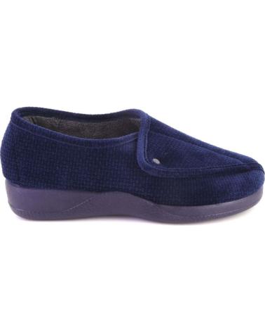 Calzado de casa de Mujer DEVALVERDE 1124 ZAPATILLAS DE CASA DE MUJER AZUL MARINO