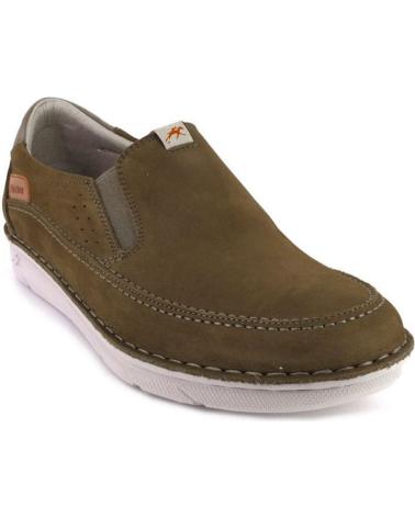 Mocassins pour Homme FLUCHOS F2001 MOCASINES DE HOMBRE NOBUK TAUPE