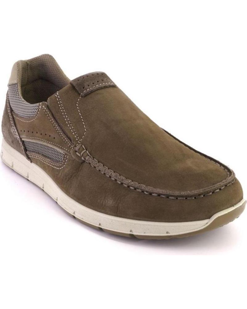 Shoes De Hombre IMAC 551350 MOCASINES DE HOMBRE NOBUK TAUPE