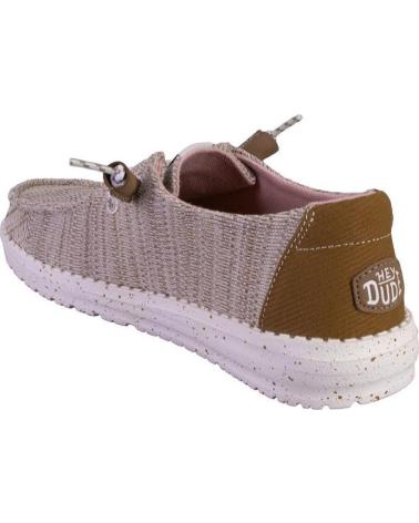 Chaussures HEY DUDE  pour Femme HD40414 LONAS DE MUJER MUY LIGEROS  BEIGE
