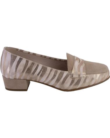 Chaussures DCHICAS  pour Femme 1009CEBRA ZAPATOS DE MUJER PIEL  TAUPE