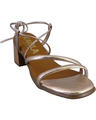 Sandalias KAOLA  de Mujer 979 SANDALIAS DE MUJER ANTE SERRAJE  PLATINO