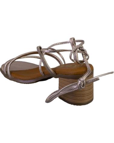 Sandalias KAOLA  de Mujer 979 SANDALIAS DE MUJER ANTE SERRAJE  PLATINO