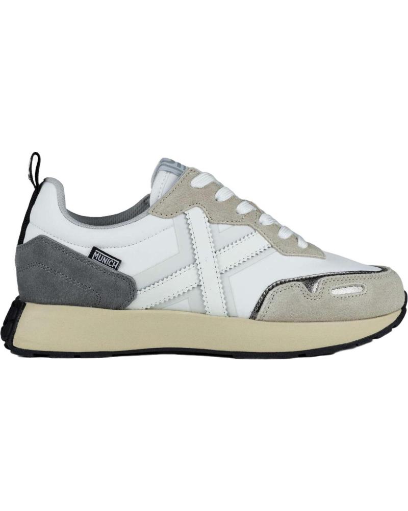Esportes  de Mulher e Menina e Menino MUNICH ZAPATILLA XEMINE 61 BLANCA DE BLANCO
