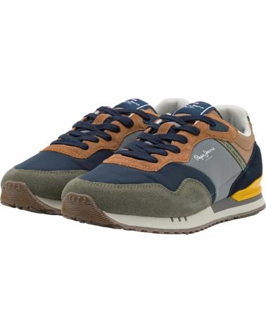Man Zapatillas deporte PEPE JEANS PMS30989-765 LONDON AWAKE M  KHAKI GREEN