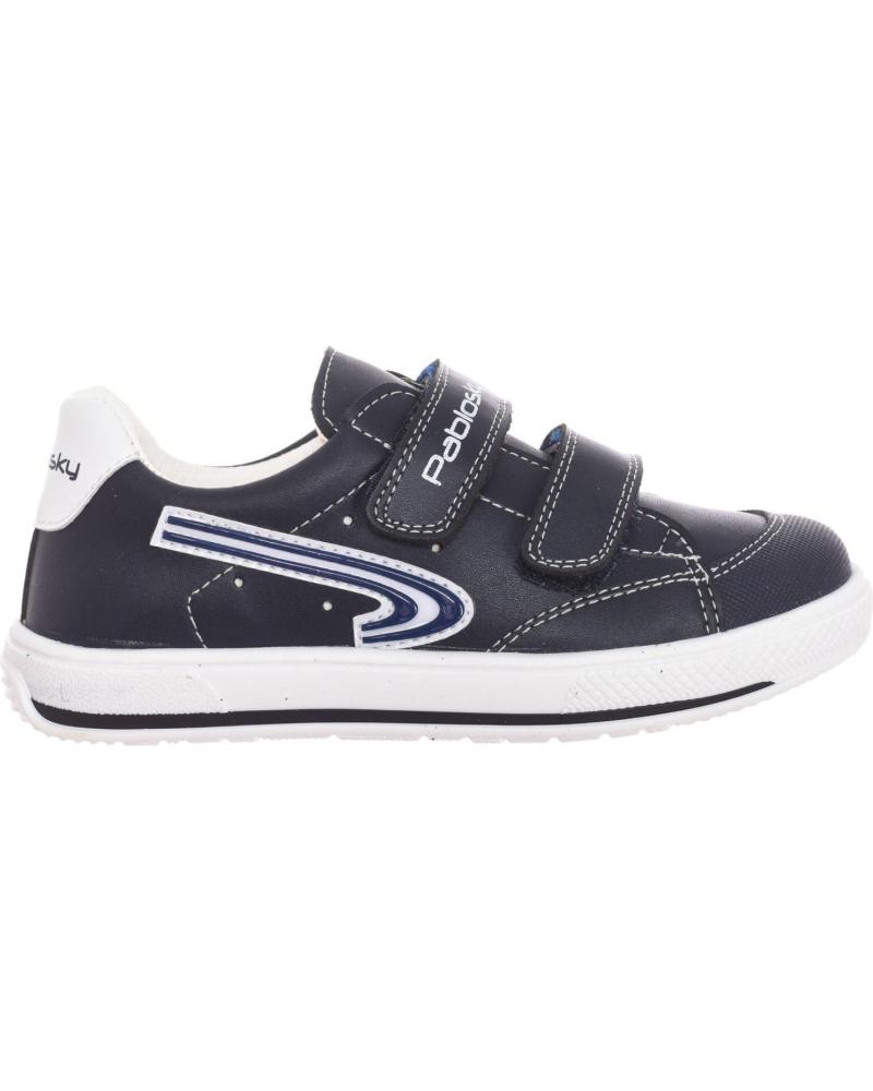 Deportivas PABLOSKY  de Niño ZAPATILLAS PLANAS CON VELCRO 015620 NINO  MARINO