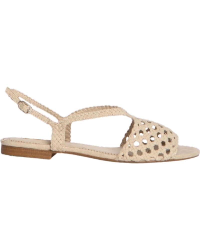 Sandalias CORINA  de Mujer SANDALIA PLANA PARA MUJER M4431 COLOR  NATURAL