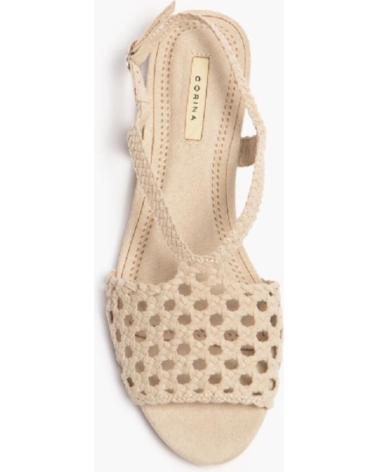 Sandalias CORINA  de Mujer SANDALIA PLANA PARA MUJER M4431 COLOR  NATURAL